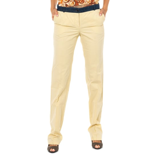 Long straight-cut low trousers BGM0261 woman