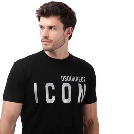 T-shirt Icon DSquared2 Pour Homme en Noir - Image 3