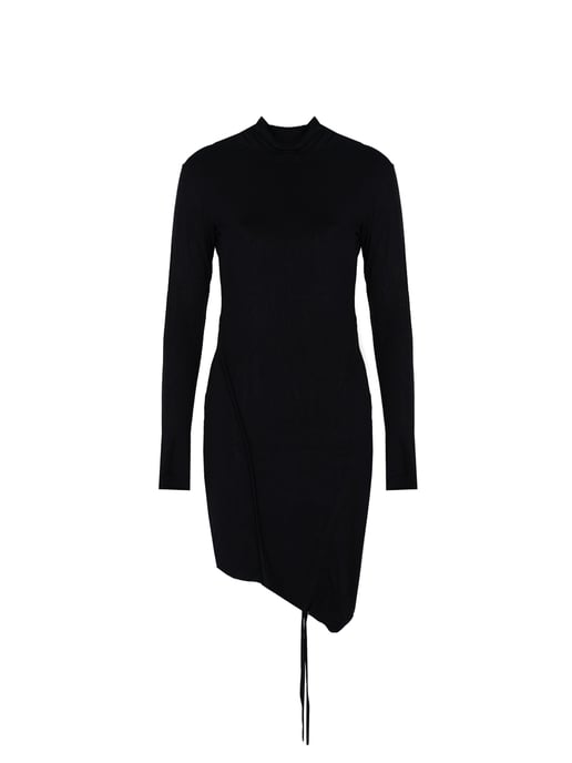 La Haine Inside Us Kleid Asymetryczna Damen schwarz - Image 1