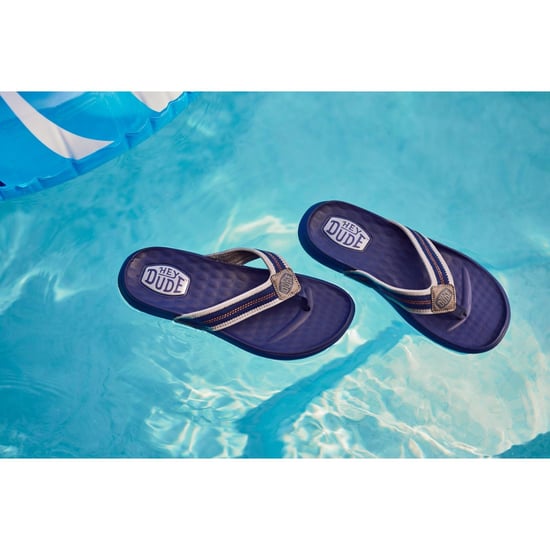 HEYDUDE Myers Flip Sport Mode Polyester Herren Navy/Navy Sandalen - Image 6