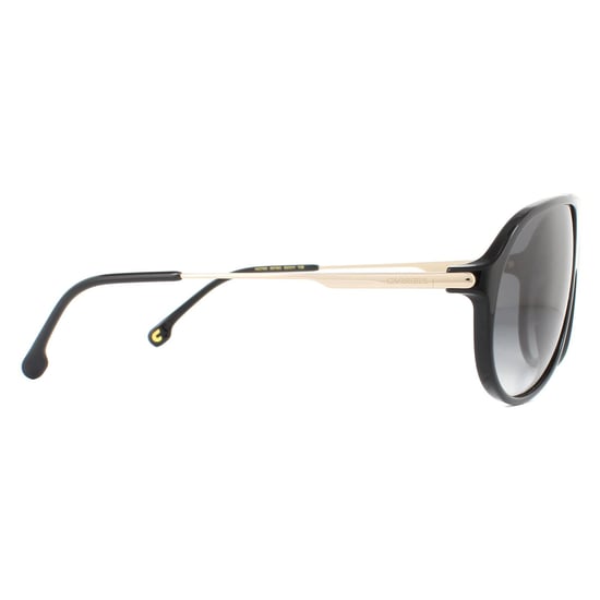 Carrera Aviator Mens Black Dark Grey Gradient Sunglasses