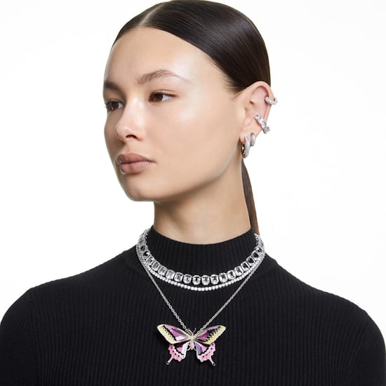 Swarovski 'Matrix' Damen Halskette aus Basismetall - Silber 5681796 - Image 5