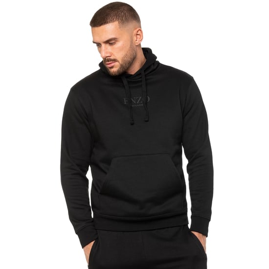 Enzo | Herren Pullover Hoodie - Schwarz - Image 6