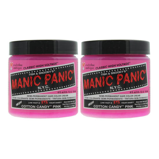 Manic Panic Classic High Voltage Cotton Candy Pink Semi-Permanent Hair Dye X 2