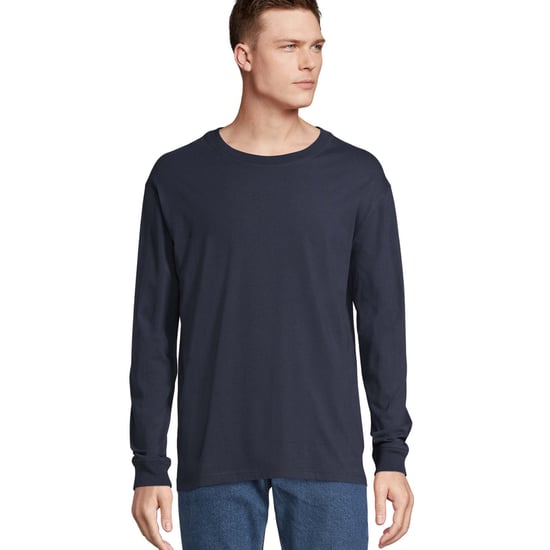 SOLS - "Pioneer" T-Shirt für Herren/Damen Unisex Langärmlig (Dunkelblau) - Image 1
