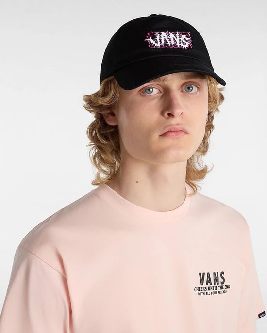 VANS Paxton gebogene Rechnung Jockey Hut in schwarz - Image 4