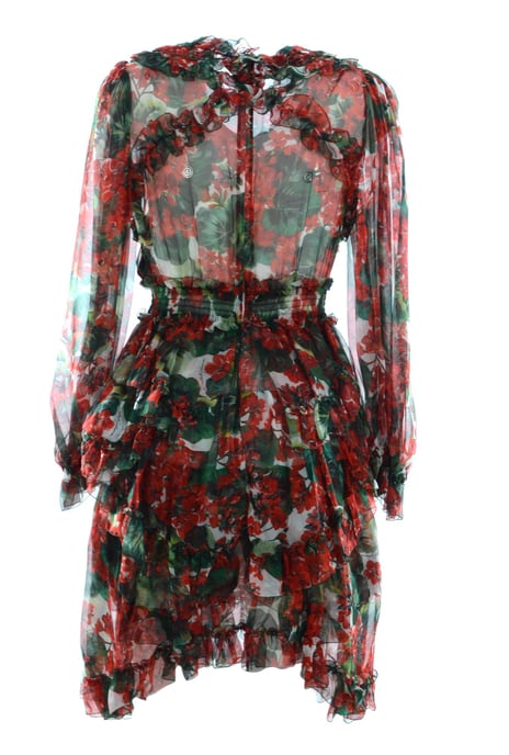 Dolce & Gabbana Women Flowers Mid-Length Dress - Image 2