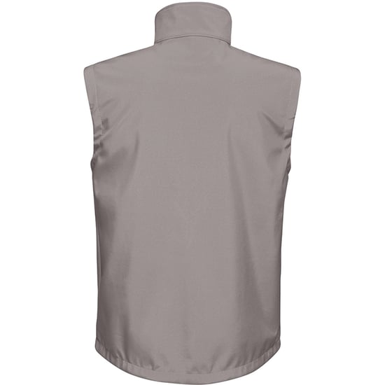 Regatta Mens Octagon II Printable Soft Shell Bodywarmer (Seal Grey/Black)