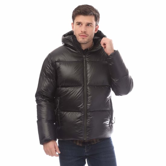 Men's Belstaff Down Filled Ripstop Resolve Jacket in Black