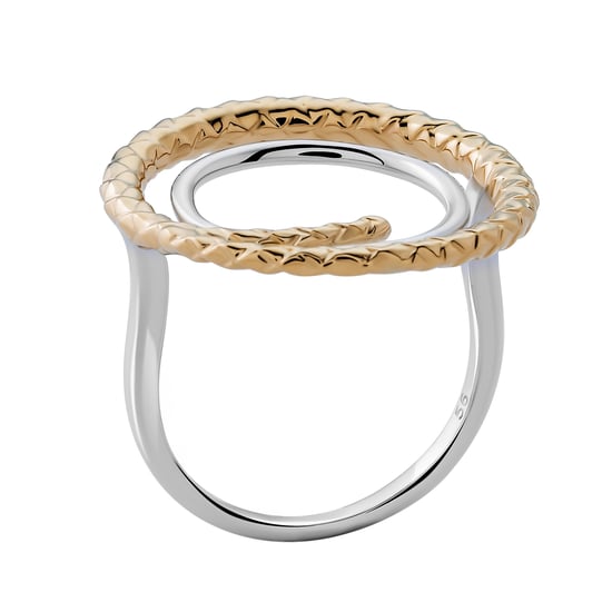Orphelia Damen-Ring Sterling-Silber 925 – Silber/Gold ZR-7499 - Image 4