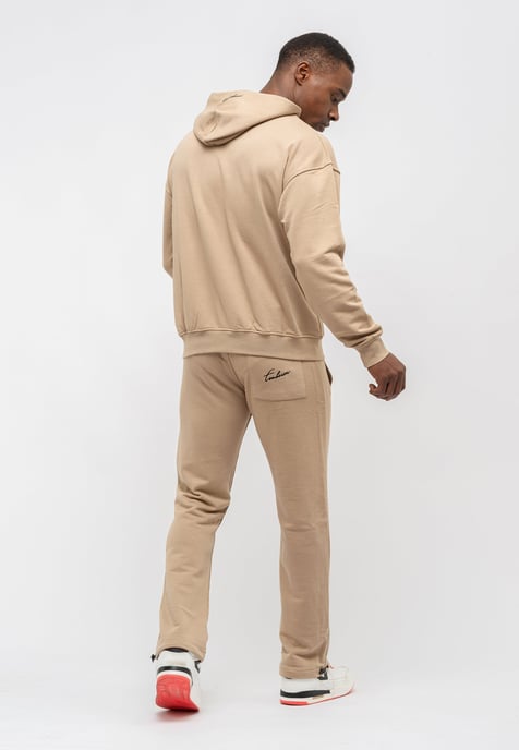 Tom Barron Men's Embroidered Badge Casual Tracksuit Oversize