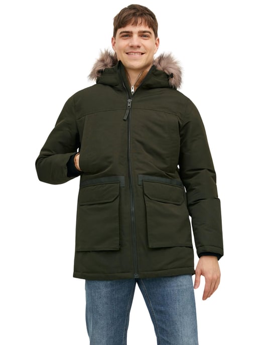 Jack & Jones Jas Winter Wing Parka Green