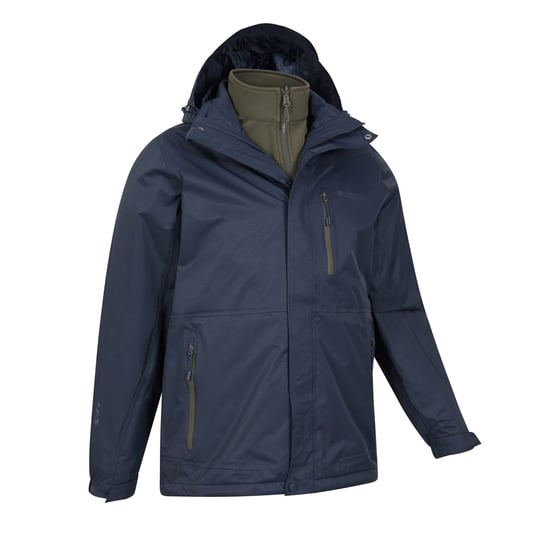 Mountain Warehouse - "Bracken Extreme" Jacke, wasserfest 3 in 1 für Herren (Blau) - Image 4