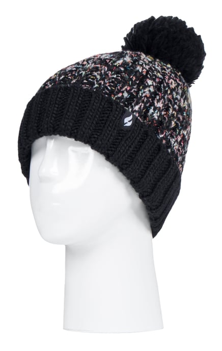 HEAT HOLDERS - Thermische Winterbommelmütze für Damen mit großem Pom Pom - Image 1
