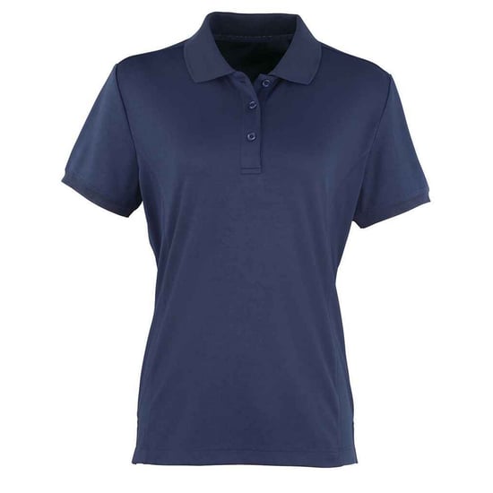 Premier - "Coolchecker" Poloshirt für Damen (Marineblau) - Image 1