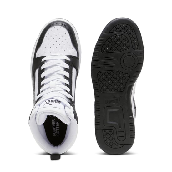PUMA Childrens Unisex Rebound V6 Mid Sneakers - Image 4