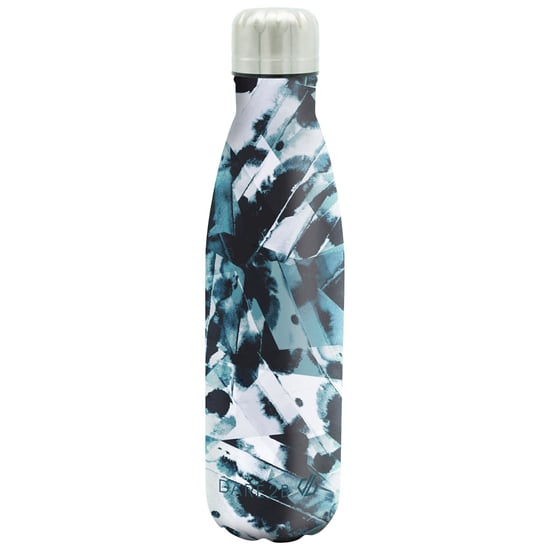 Dare 2B - Wasserflasche, Libelle, Metall (Weiß/Schwarz/Blau) - Image 1