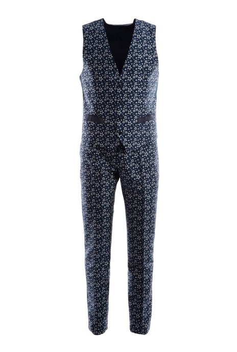 Dolce & Gabbana Men Stars 3 Pieces 1 Button Suit - Image 4