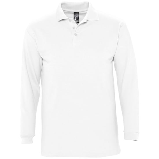 SOLS Winter II - Polo à manches longues - Homme (Blanc) - Image 1