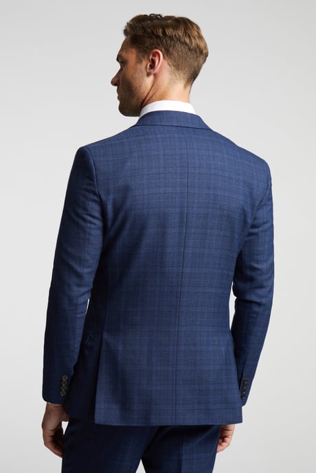 Slim Fit Soft Check Jacket - Image 3