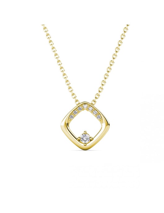 Pendentifs Adelise - Doré et Cristal - Image 1