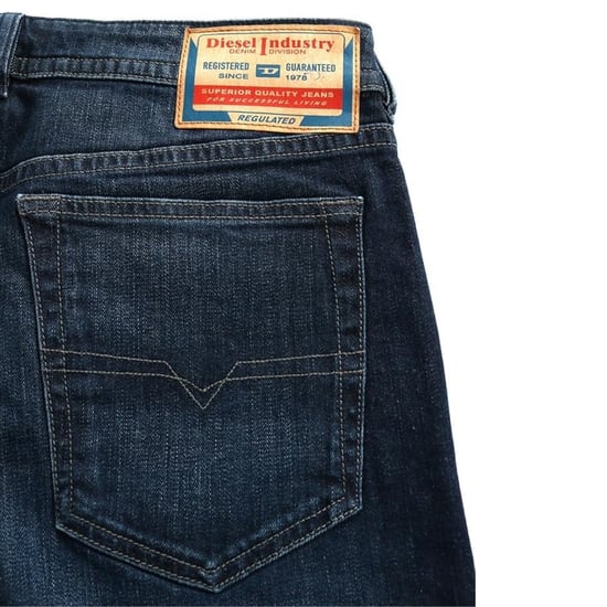 Diesel Buster-X Tapered Fit Dark Blue Jeans