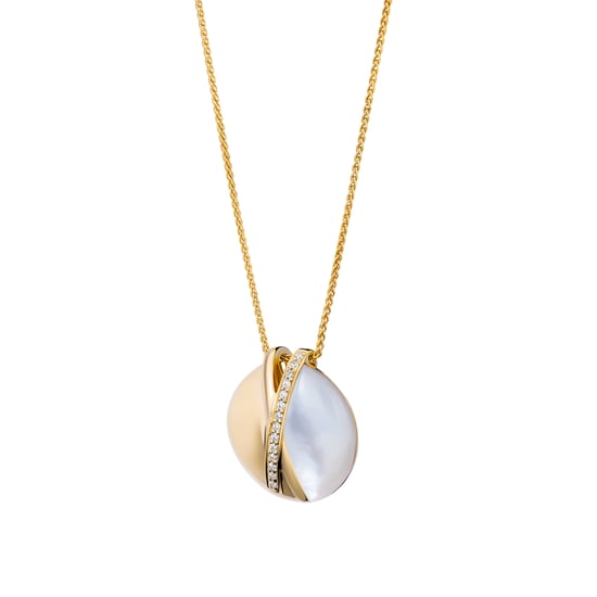 Orphelia 'Moragene' Damenkette mit Anhänger aus 925er Sterlingsilber – Gold ZH-7506/G - Image 1