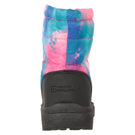 Mountain Warehouse Toddler Caribou Adaptive Tie Dye Snow Boots (Pale Pink)
