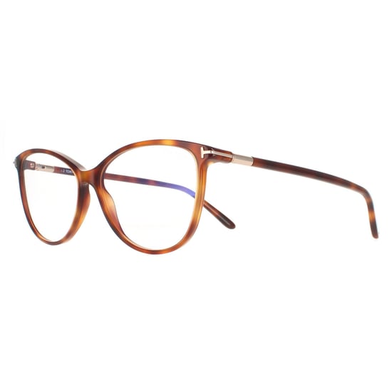 Tom Ford Cat Eye Womens Blonde Havana FT5616-B