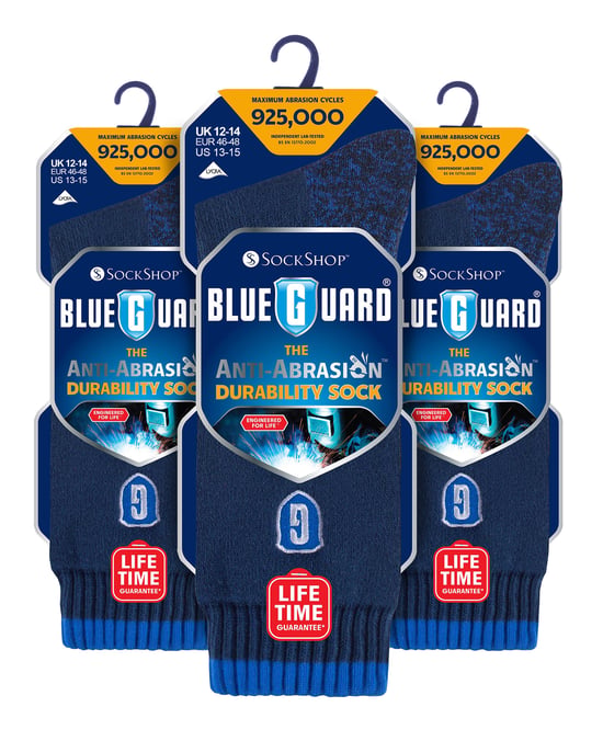 Blueguard - 3 Paar Multipack Ultra Durable Work Socks für Stahlkappenstiefel | Herren & Damen Langlebige Heavy Duty Socken - Blau - Image 2