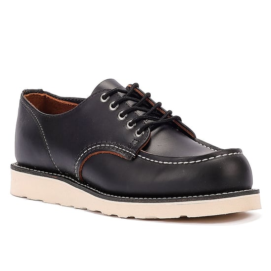 Red Wing Shoes Shop Moc Oxford 8092 Herren Schwarz Prärie Schuhe - Image 2