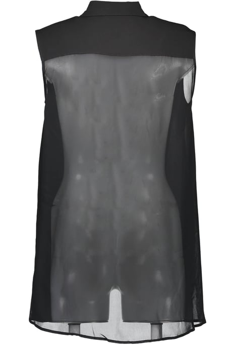 Love Moschino Damen Schwarz Viskose Hemd - Image 2