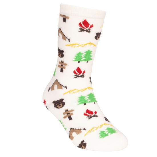 Trespass - "Camping" Socken für Kinder (2er-Pack) (Blau/Cremefarbe) - Image 3