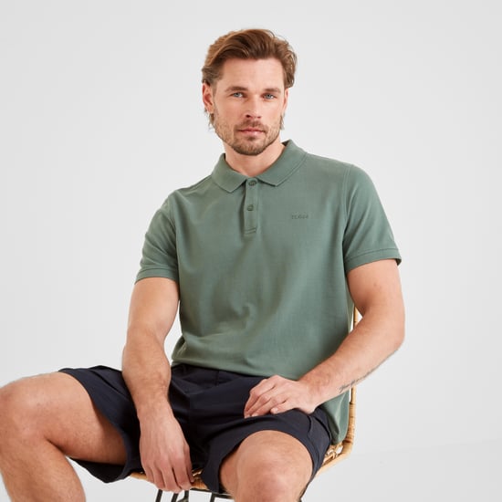 Saul Mens Polo Shirt - Light Forest