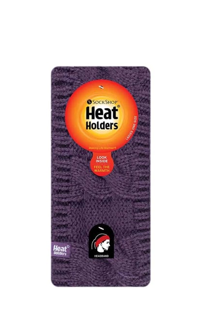 Damen Kabel gestrickt Fleece gefüttert Thermal Winter Ohrwärmer Stirnband - Image 2