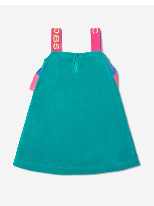 MARC JACOBS Girls Terry Towel Dress in Green