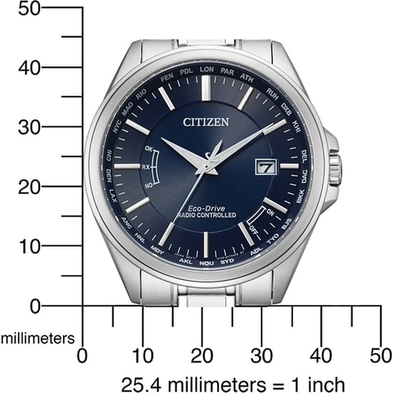 Citizen Silber Herren Armbanduhr CB0250-84L - Image 3
