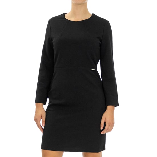 Armani Exchange Femme Robe    Manche 7/8 Noir - Image 1