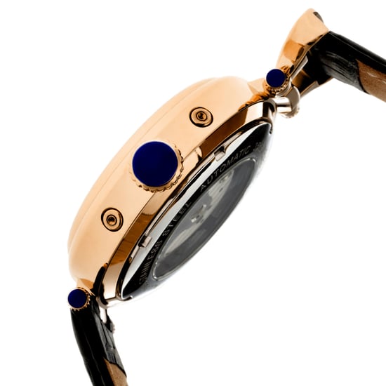 Heritor Automatik Ganzi Semi-Skelett Lederarmbanduhr - Image 3