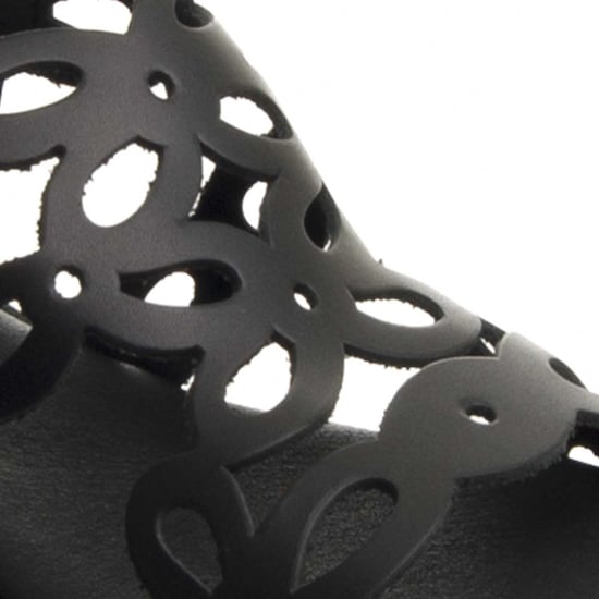 PURAPIEL PLATFORM SANDAL CONFORTGEL26a22 IN BLACK