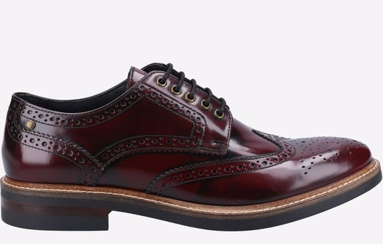 Base London Woburn Hi-Shine Brogue LEATHER Herren - Image 1
