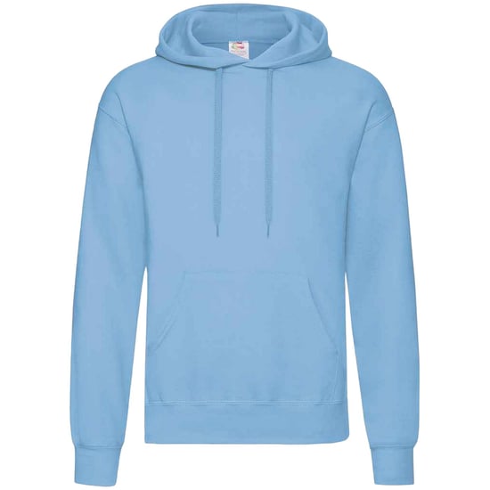 Fruit of the Loom - "Classic" Sweatshirt mit Kapuze für Herren/Damen Unisex (Himmelblau) - Image 1