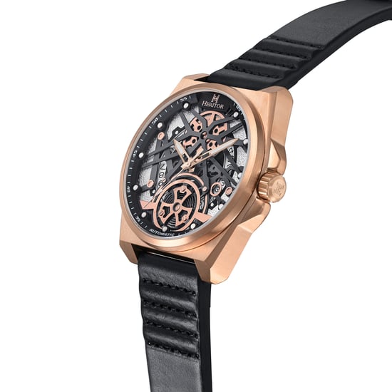 Heritor Automatic Romero Leather-Band Watch