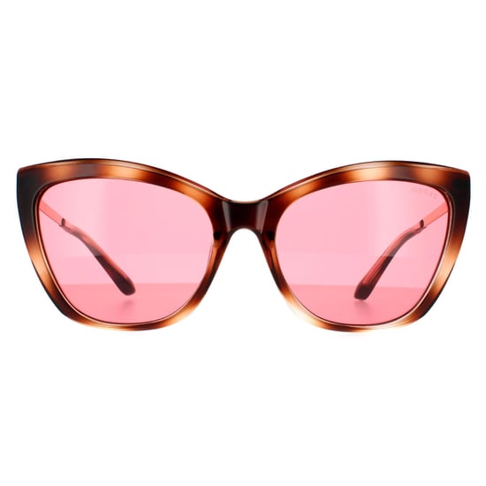 Guess Cat Eye Damen Sonnenbrille Havanna Burgund - Image 1