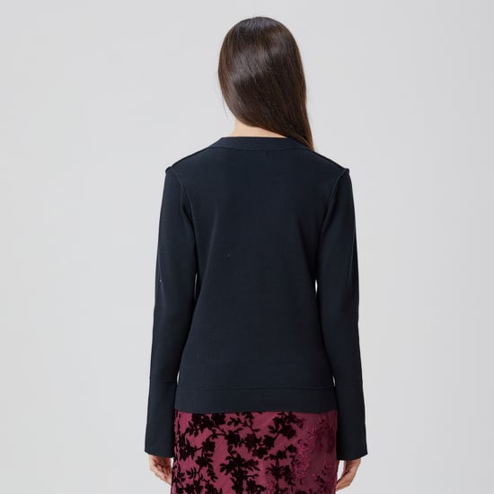 Strickjacke mit V-Ausschnitt - Image 5