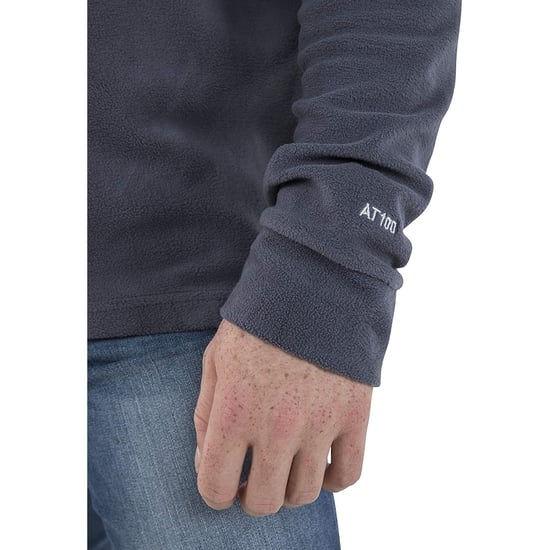 Trespass Masonville Herren Fleecepullover mit Reißverschluss bis zur Brust (Dunkelgrau) - Image 5