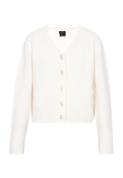 Dreimaster Cardigan Damen Wollweiss - Image 1
