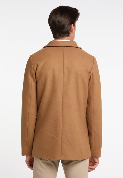 Dreimaster Übergangsjacke aus Wollgemisch Herren Sand - Image 3