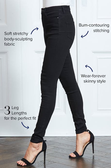 Black Sculpting Skinny Jeans