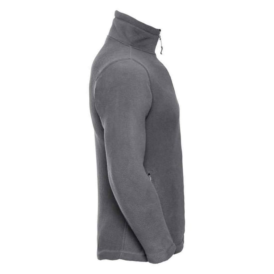 Russell - Fleece-Oberteil mit kurzem Reißverschluss für Herren - Für Außen (Grau) - Image 3